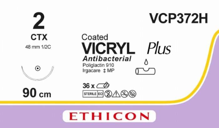 COATED VICRYL Plus Antibacterial (polyglactin 910) Suture