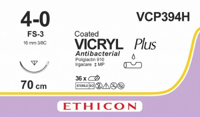 COATED VICRYL Plus Antibacterial (polyglactin 910) Suture