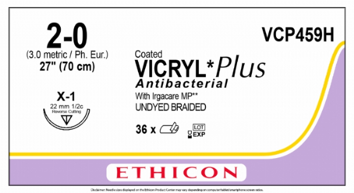 COATED VICRYL Plus Antibacterial (polyglactin 910) Suture