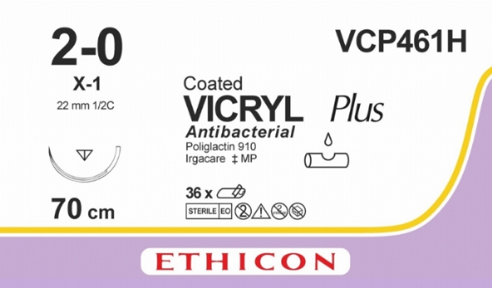 COATED VICRYL Plus Antibacterial (polyglactin 910) Suture