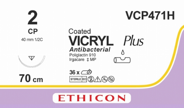 COATED VICRYL Plus Antibacterial (polyglactin 910) Suture