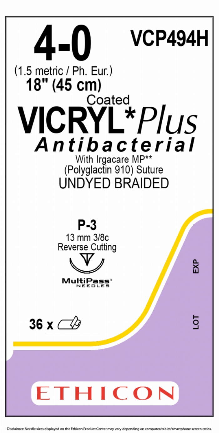 COATED VICRYL Plus Antibacterial (polyglactin 910) Suture