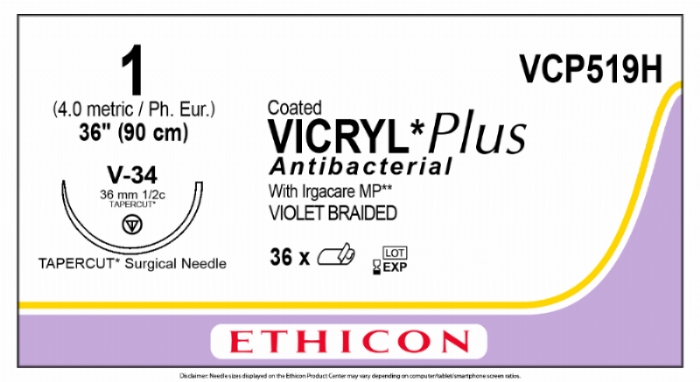 COATED VICRYL Plus Antibacterial (polyglactin 910) Suture