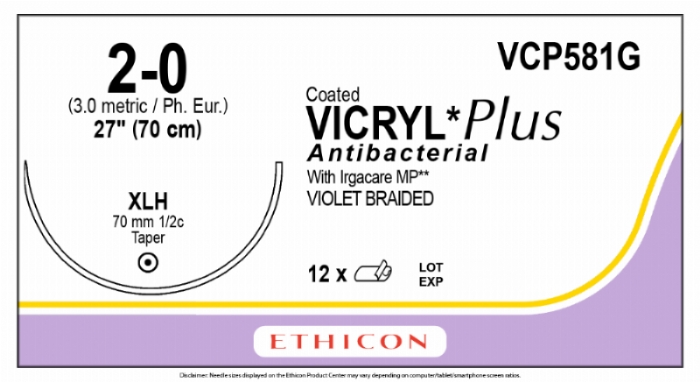 COATED VICRYL Plus Antibacterial (polyglactin 910) Suture