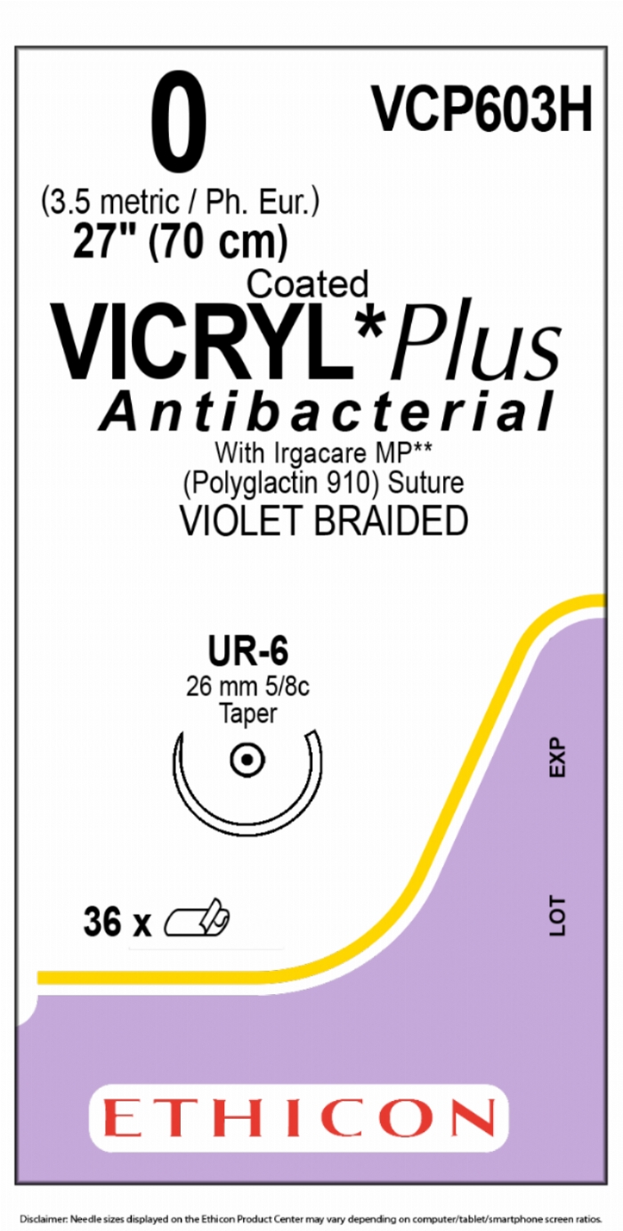 COATED VICRYL Plus Antibacterial (polyglactin 910) Suture