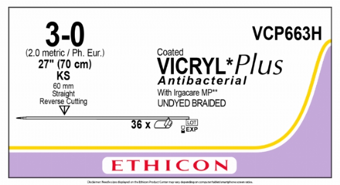 COATED VICRYL Plus Antibacterial (polyglactin 910) Suture