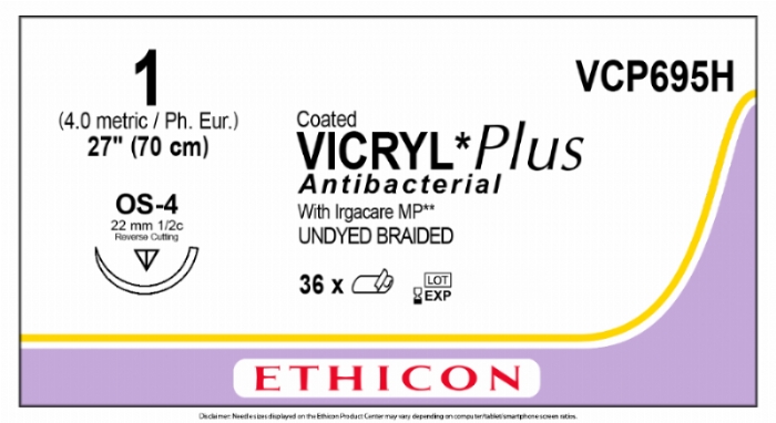 COATED VICRYL Plus Antibacterial (polyglactin 910) Suture