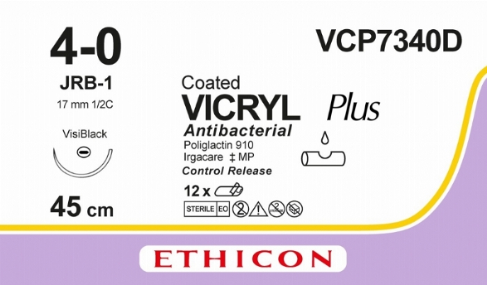 COATED VICRYL Plus Antibacterial (polyglactin 910) Suture