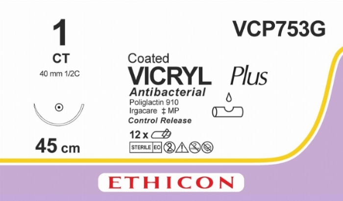 COATED VICRYL Plus Antibacterial (polyglactin 910) Suture