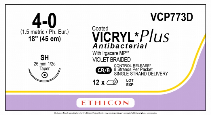 COATED VICRYL Plus Antibacterial (polyglactin 910) Suture