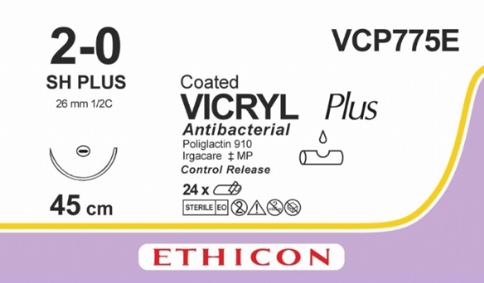 COATED VICRYL Plus Antibacterial (polyglactin 910) Suture