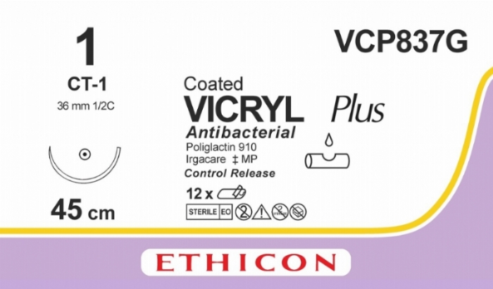 COATED VICRYL Plus Antibacterial (polyglactin 910) Suture