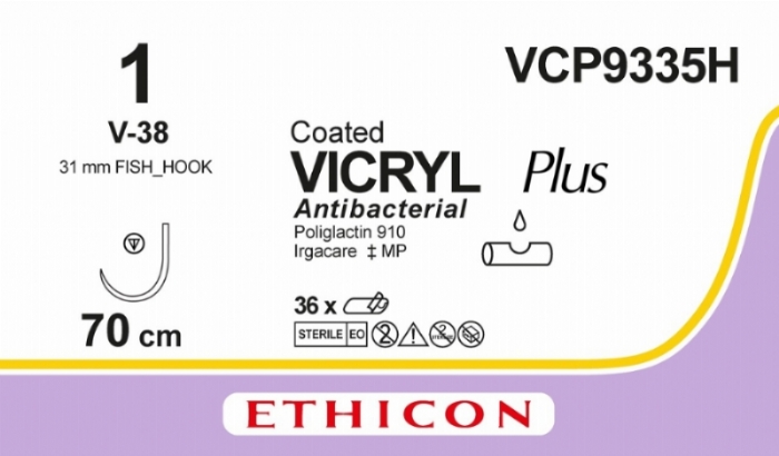 COATED VICRYL Plus Antibacterial (polyglactin 910) Suture