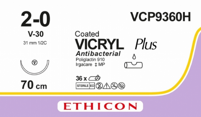 COATED VICRYL Plus Antibacterial (polyglactin 910) Suture