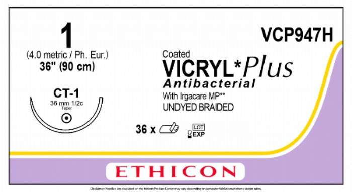 COATED VICRYL Plus Antibacterial (polyglactin 910) Suture