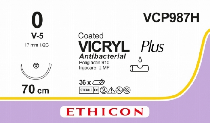 COATED VICRYL Plus Antibacterial (polyglactin 910) Suture