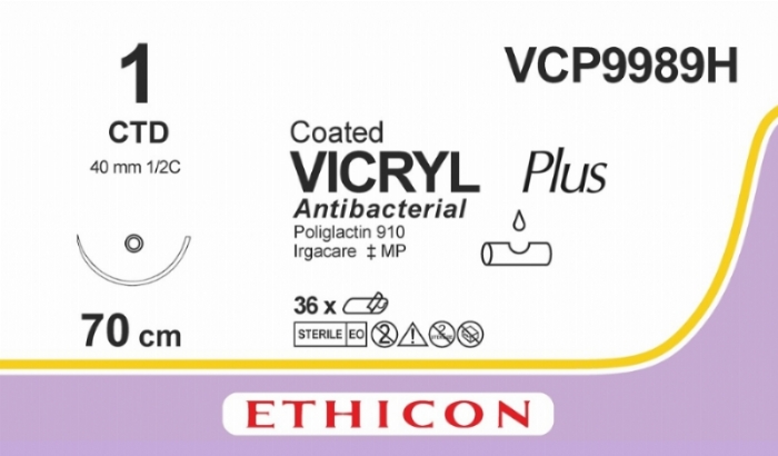 COATED VICRYL Plus Antibacterial (polyglactin 910) Suture