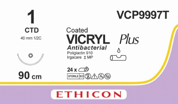 COATED VICRYL Plus Antibacterial (polyglactin 910) Suture