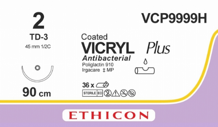 COATED VICRYL Plus Antibacterial (polyglactin 910) Suture