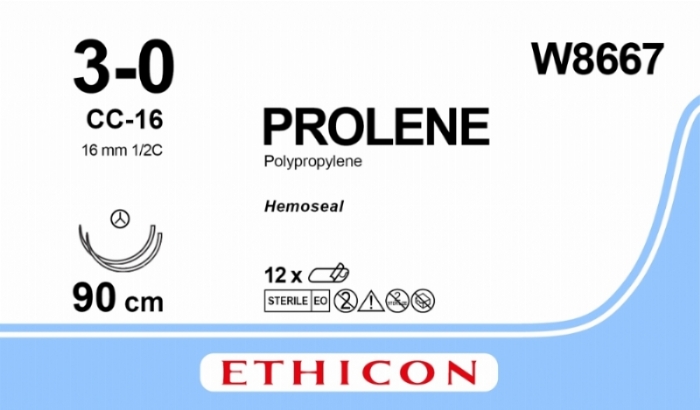 PROLENE Polypropylene Suture with HEMOSEAL Technology