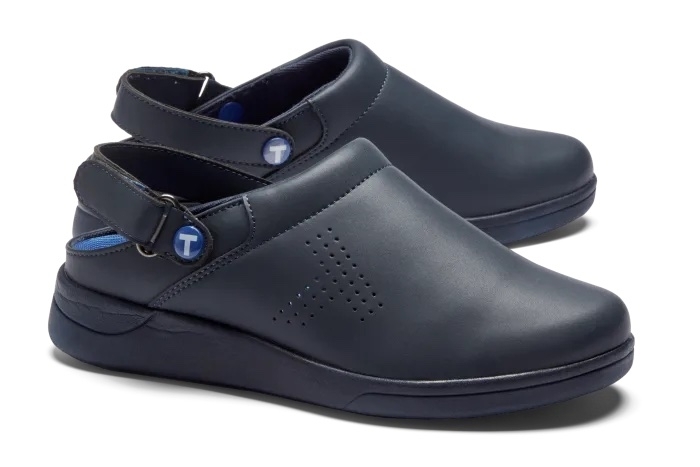 Toffeln UltraLite Washable Clog - Navy (perforated)