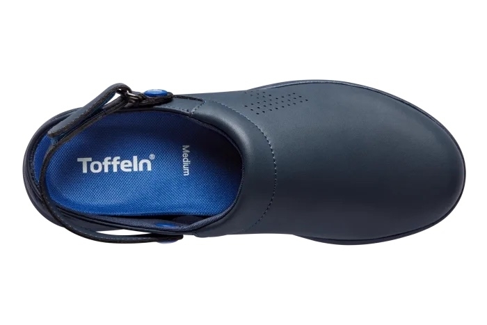 Toffeln UltraLite Washable Clog - Navy (perforated)