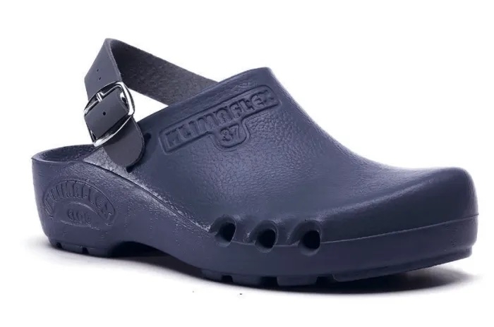 Toffeln KlimaFlex Clog 0168 in Navy, White & Mid Blue